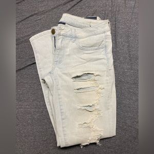 American eagle super low rise jegging.